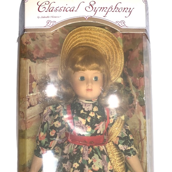 Vintage Genuine Porcelain Girl Doll Special Edition Classical Symphony Collector - Picture 5 of 12